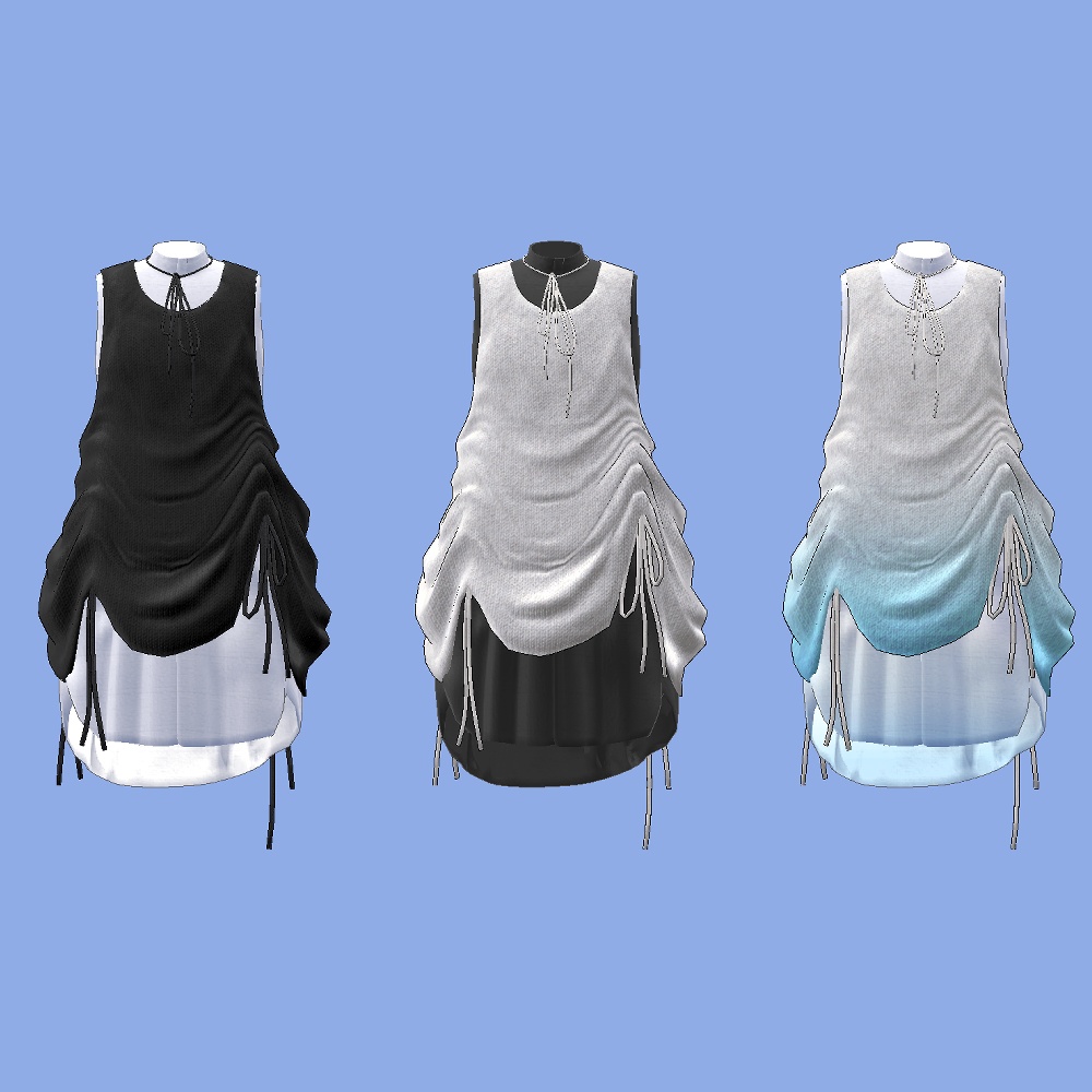 【Lapwing】drape nosleeve