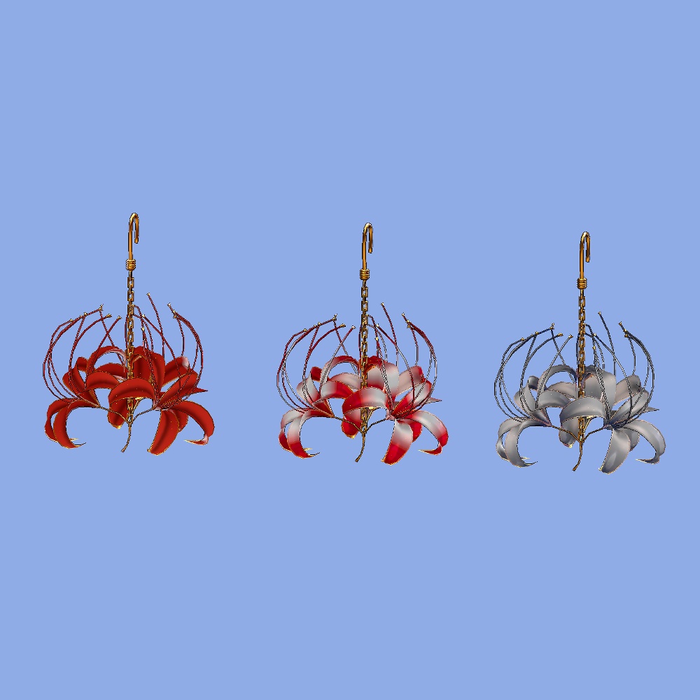 【3000follower thx!!】彼岸花ピアス【FREE】