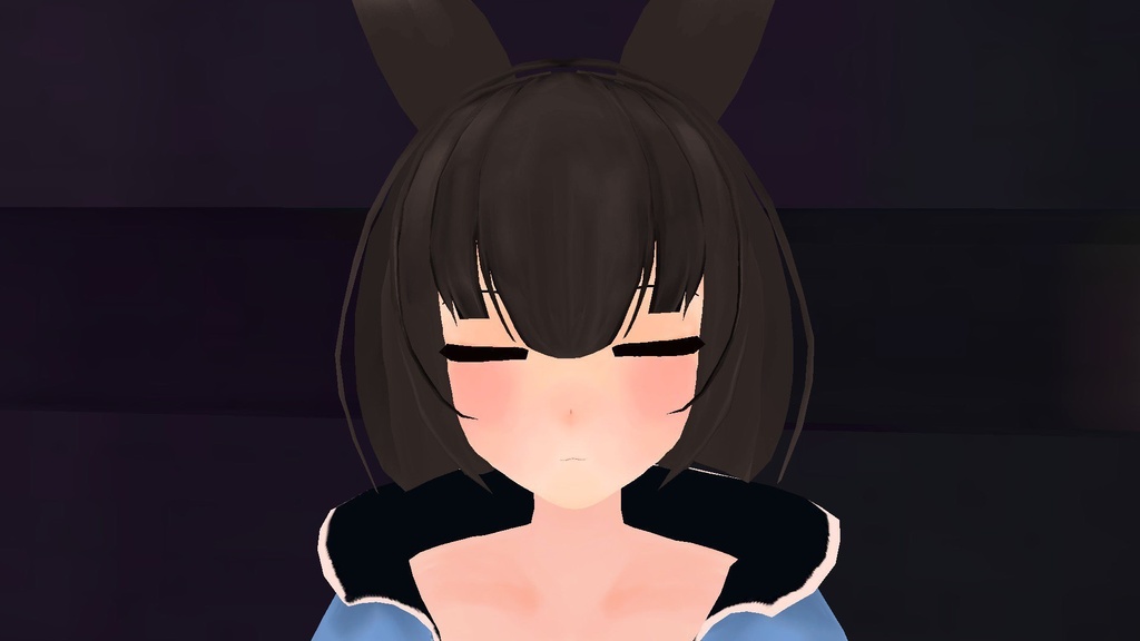 【オリジナル3Ⅾモデル】うさぎのすけ【無料】【Quest対応】