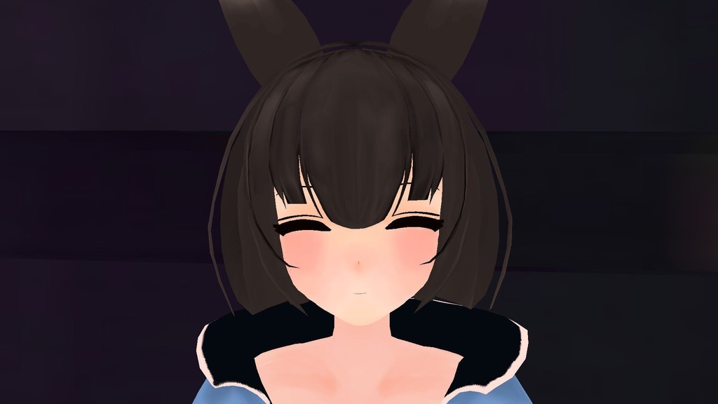 【オリジナル3Ⅾモデル】うさぎのすけ【無料】【Quest対応】