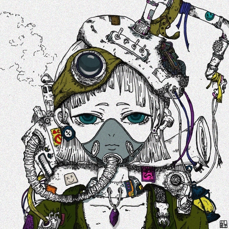 『砂漠の少女』オリジナルステッカー