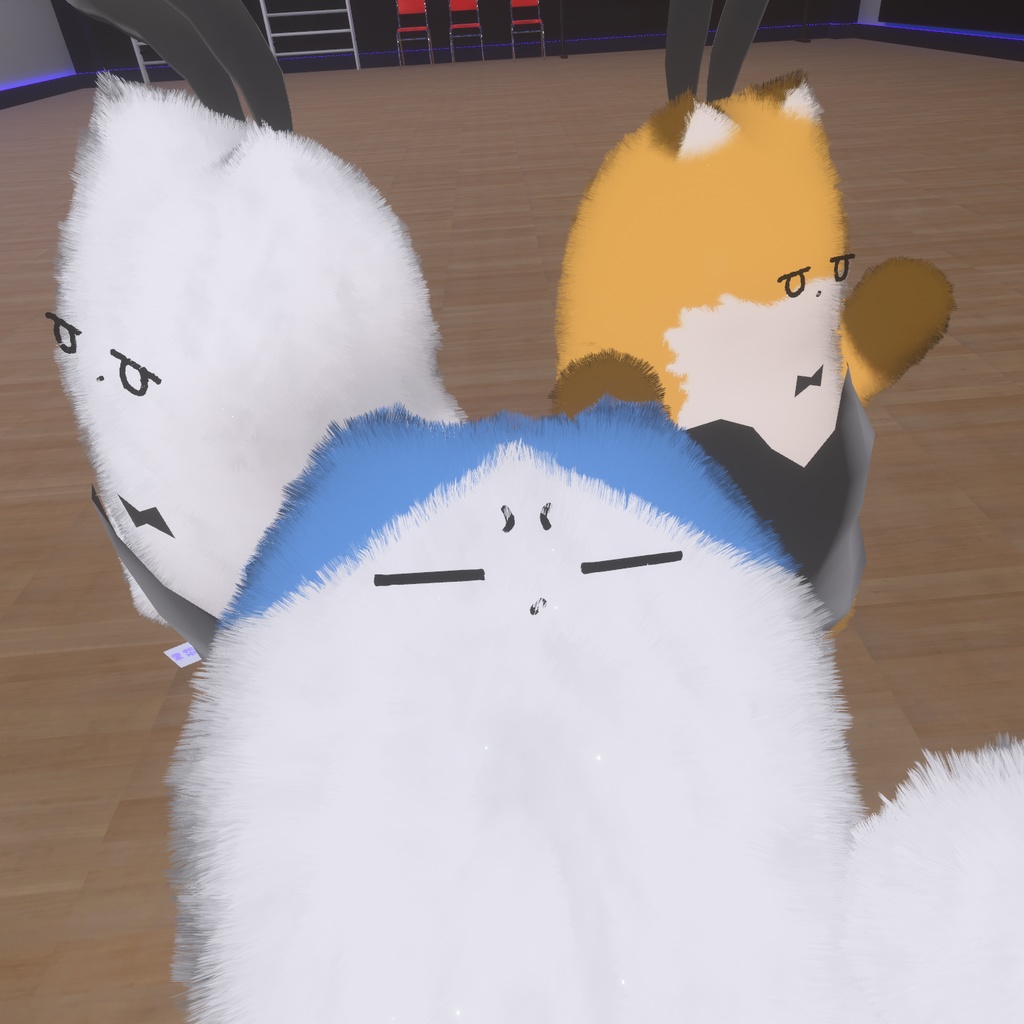【無料】ネコチヤンのハチワレテクスチャ/chiikawa textures