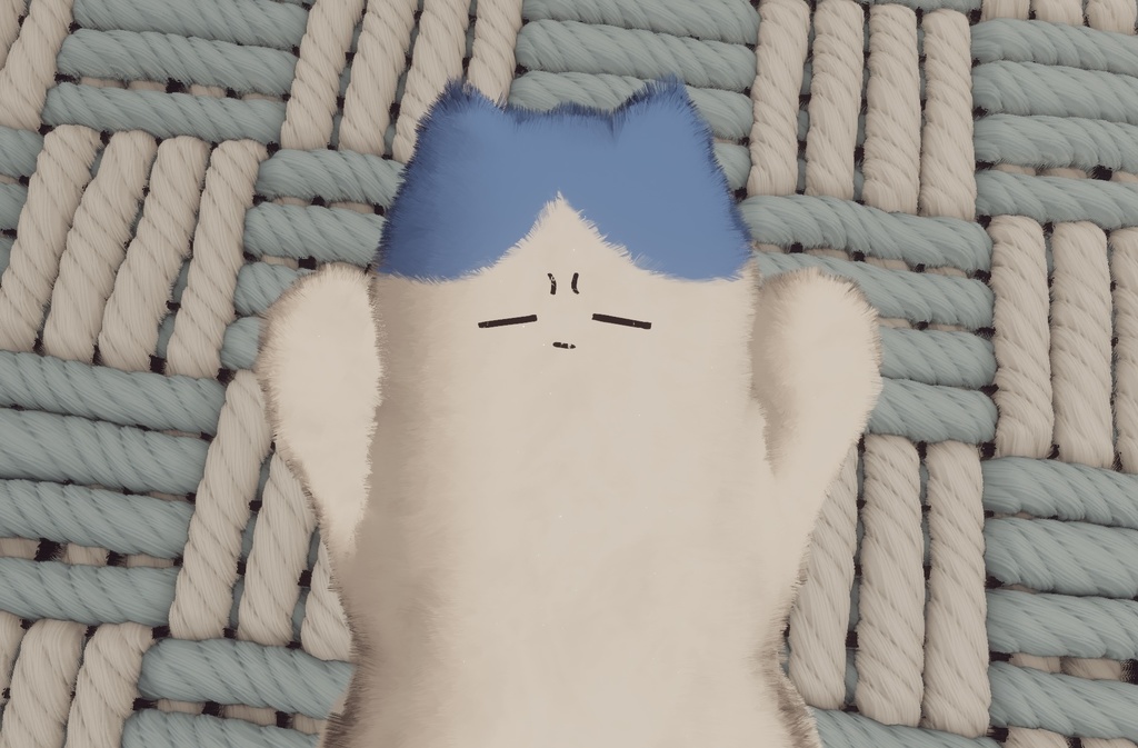 【無料】ネコチヤンのハチワレテクスチャ/chiikawa textures