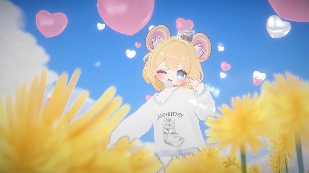 【Kipfel専用】Mouse-Ear Bob-キプフェル 3D髪型