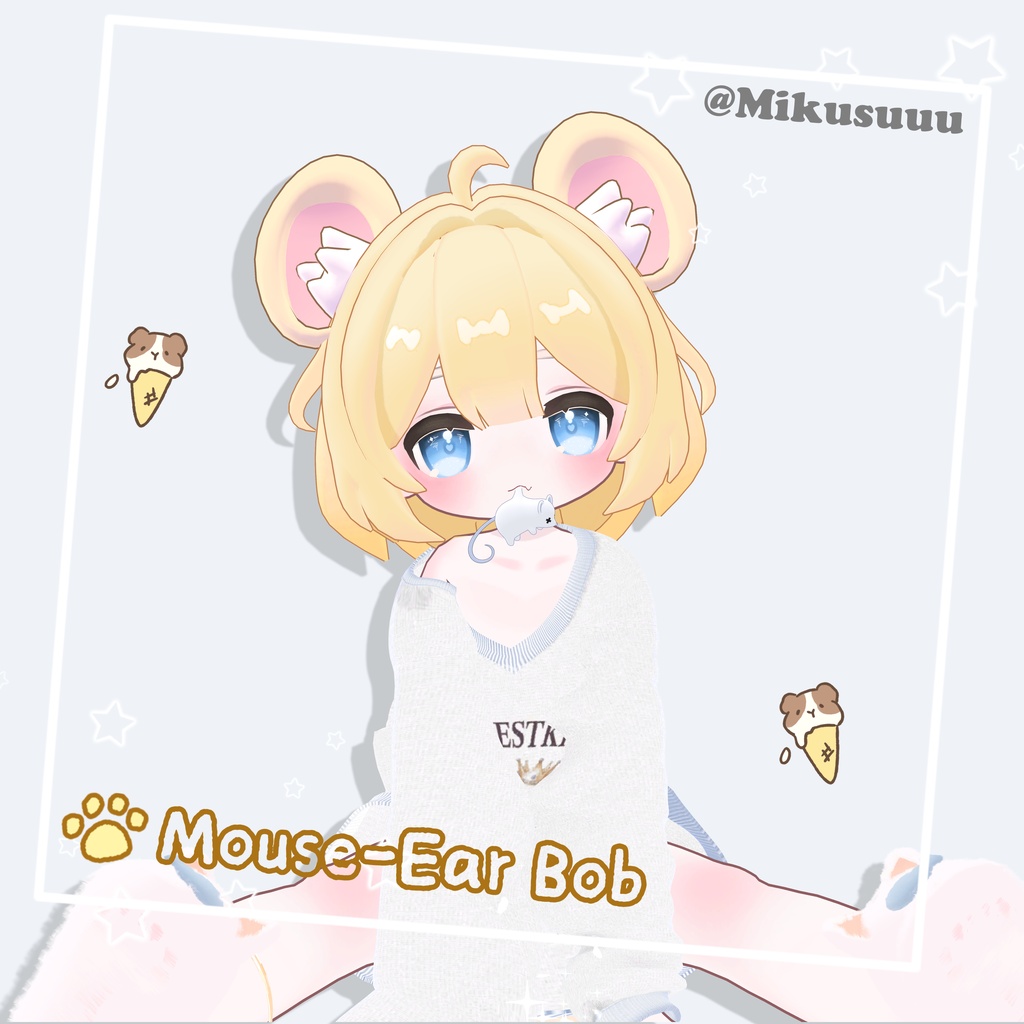 【Kipfel専用】Mouse-Ear Bob-キプフェル 3D髪型