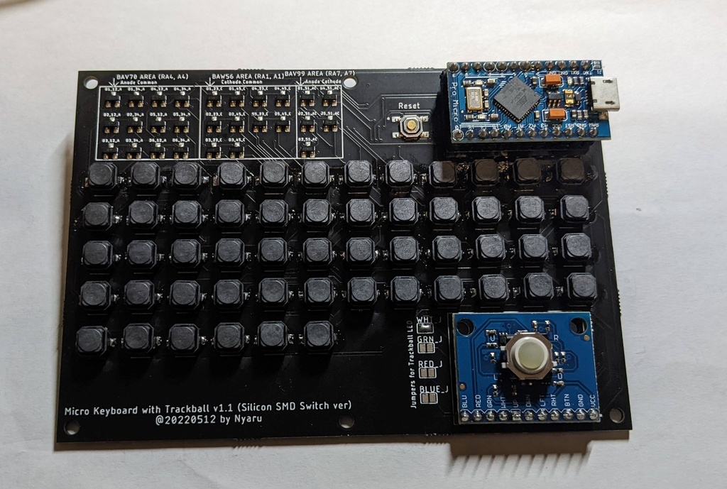 小型自作キーボードキット microooon
