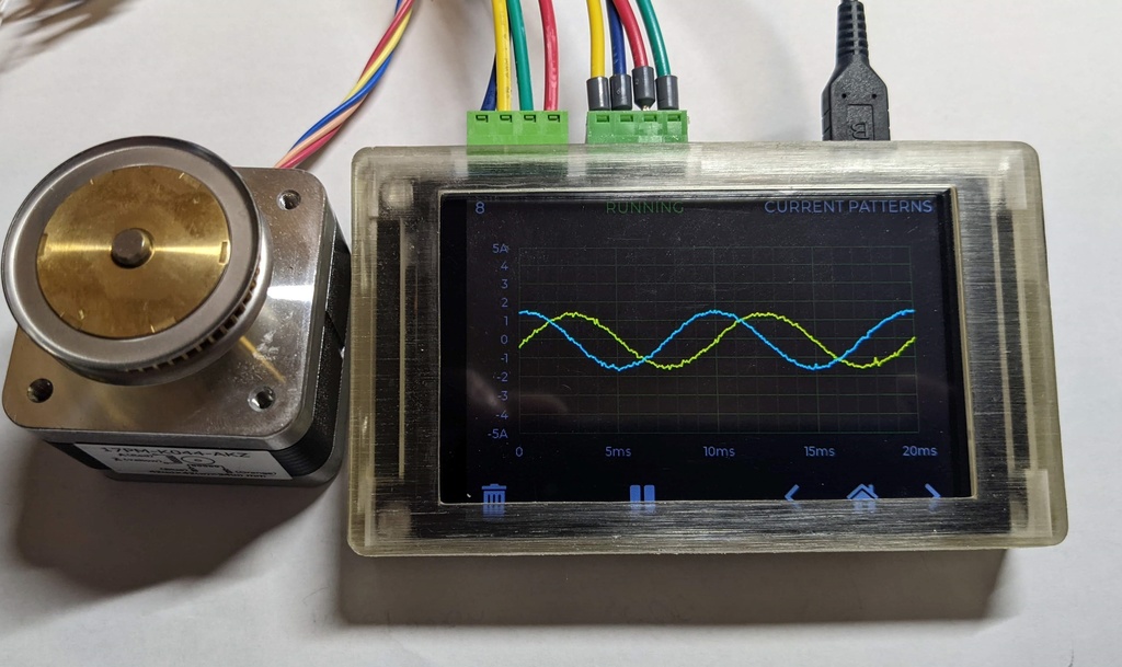 ステッピングモーターアナライザー Simple Stepper Motor Analyzer