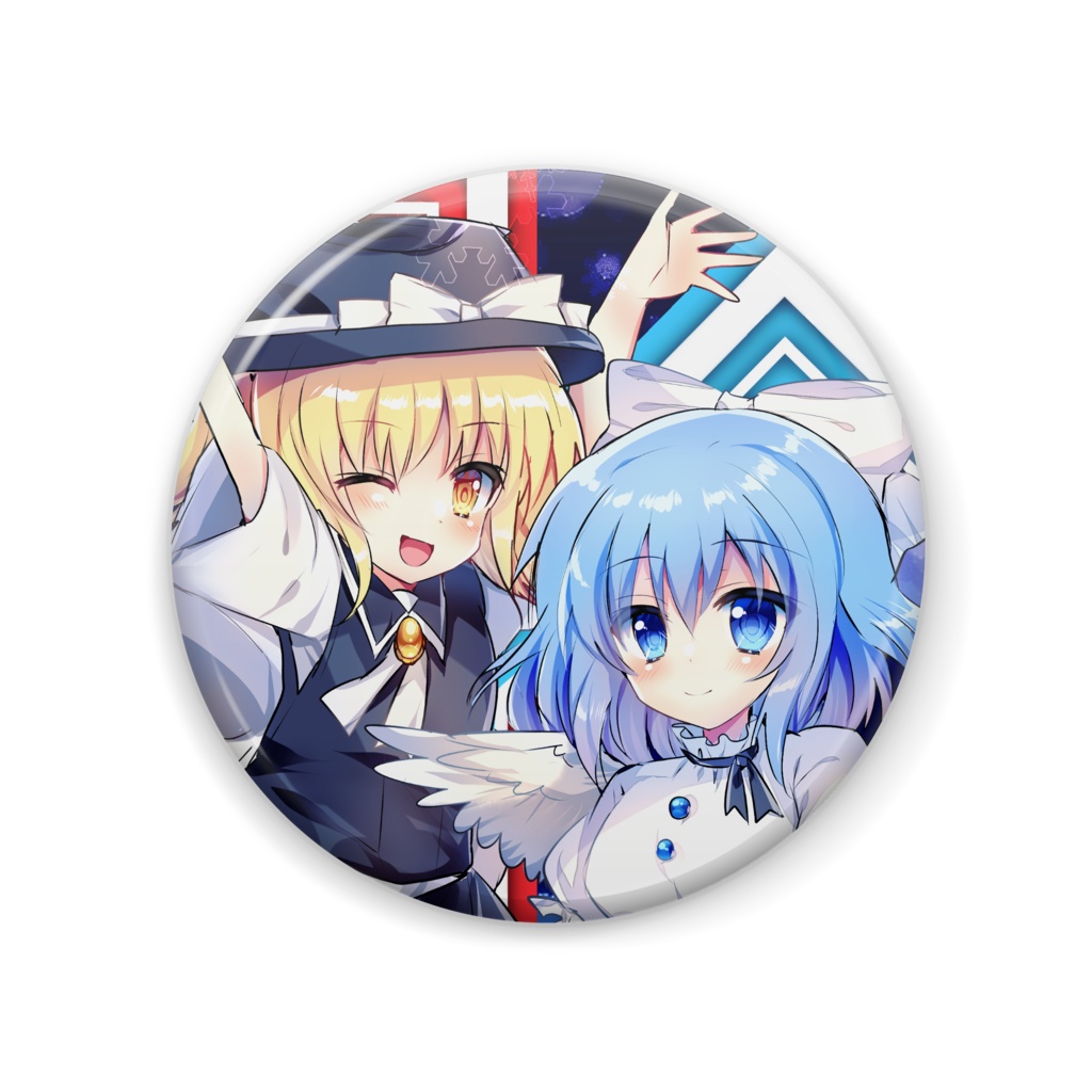 東方怪綺談　ユキ＆マイ◇缶バッジ　57mm