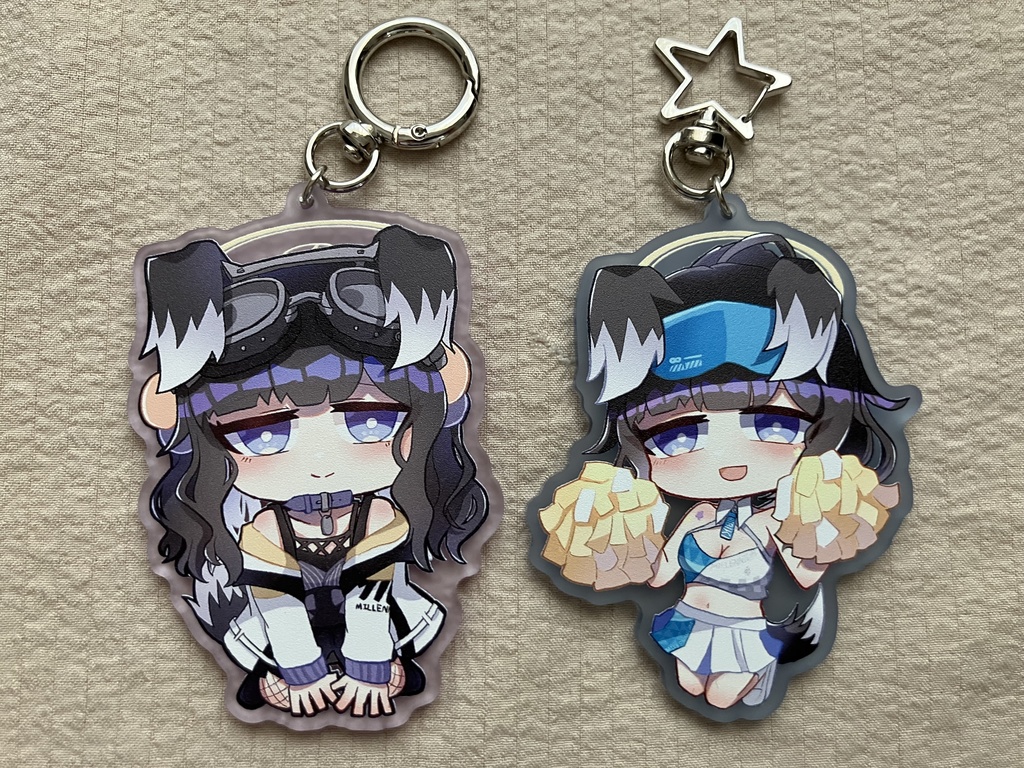 猫塚ヒビキ(通常/チア)台紙付きアクキー