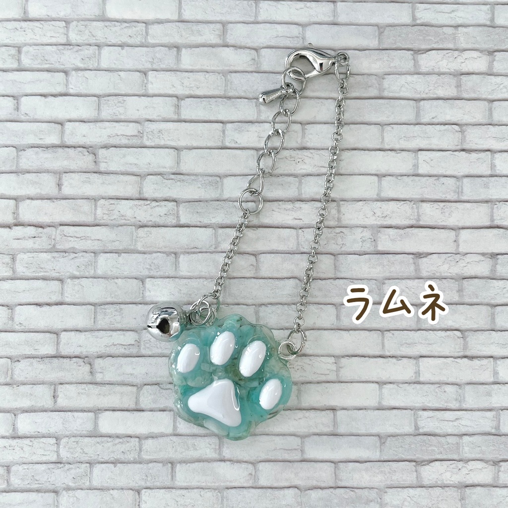 【10cmぬい用】肉球ポシェット(鈴付き)