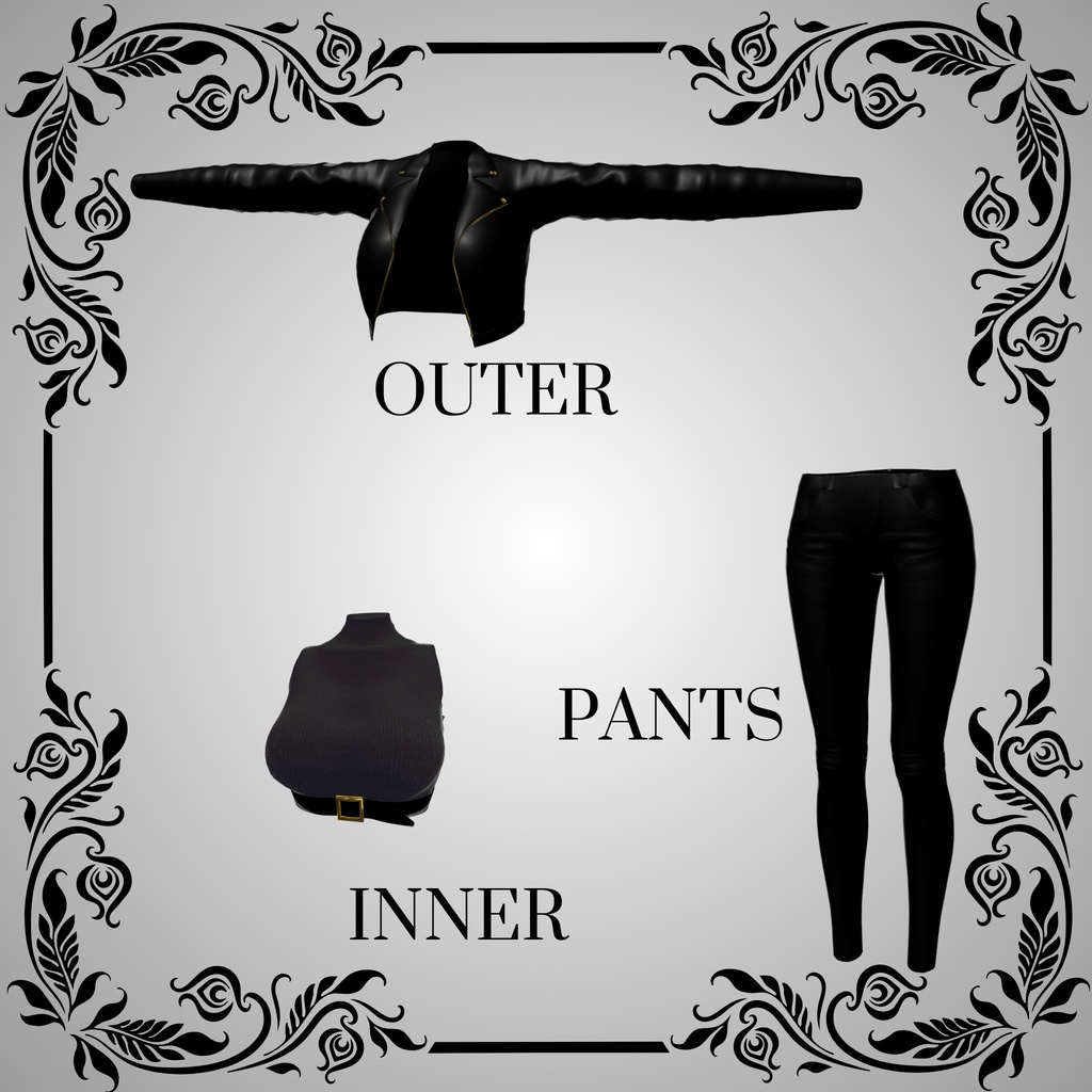 【森羅・しなの・白雨対応】レザーセットアップ『Leather outfit』