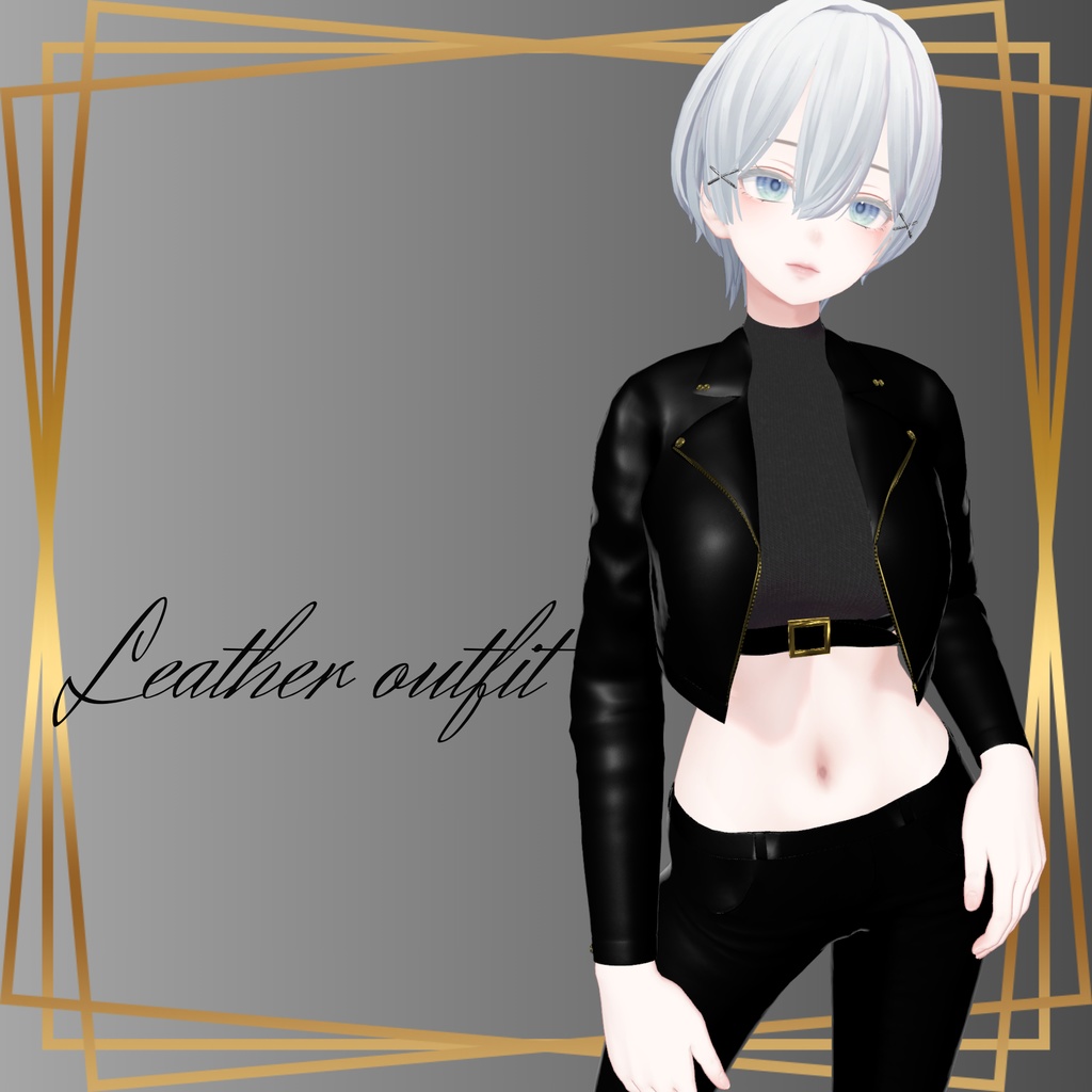 【森羅専用】レザーセットアップ 『Leather outfit』