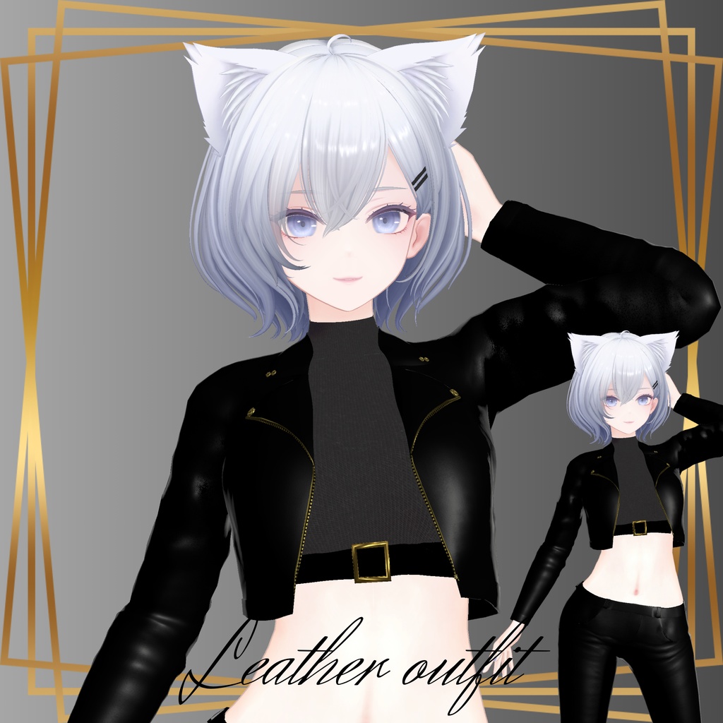 【白雨専用】レザーセットアップ『Leather outfit』