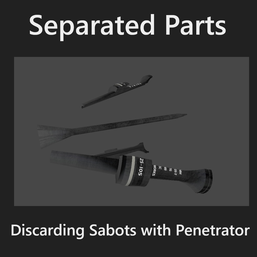 Detailed 105mm APFSDS-T (NATO)