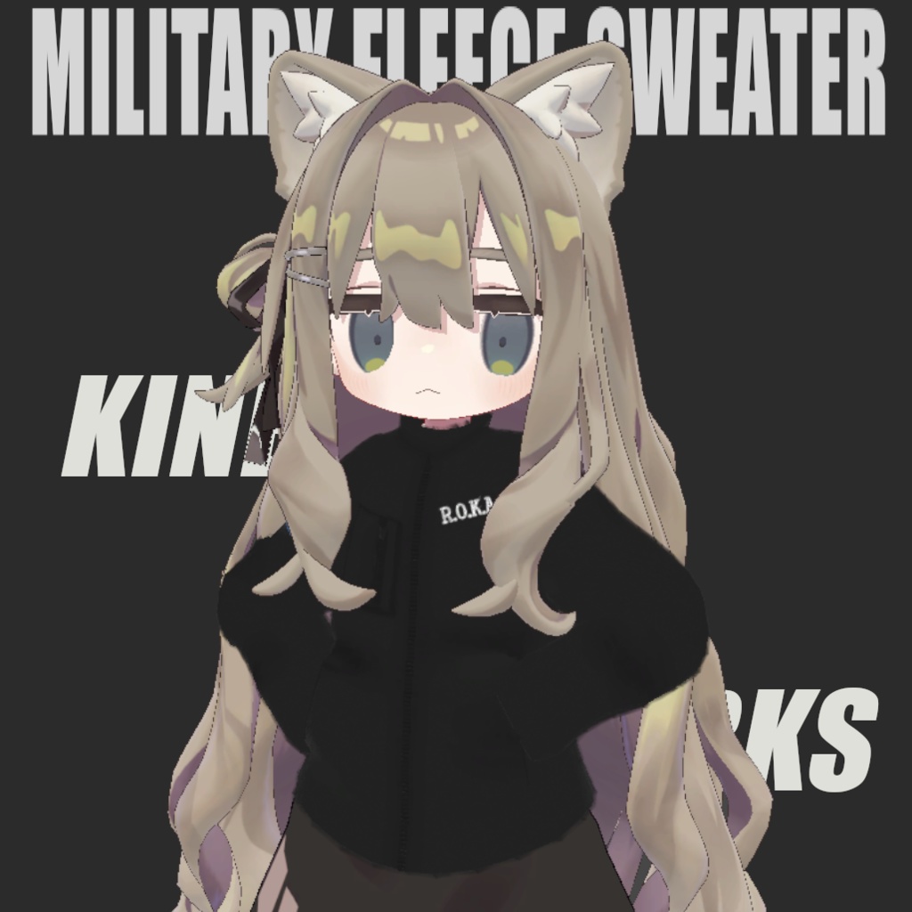 KW Korean Armed Force Fleece Sweater for Kipfel