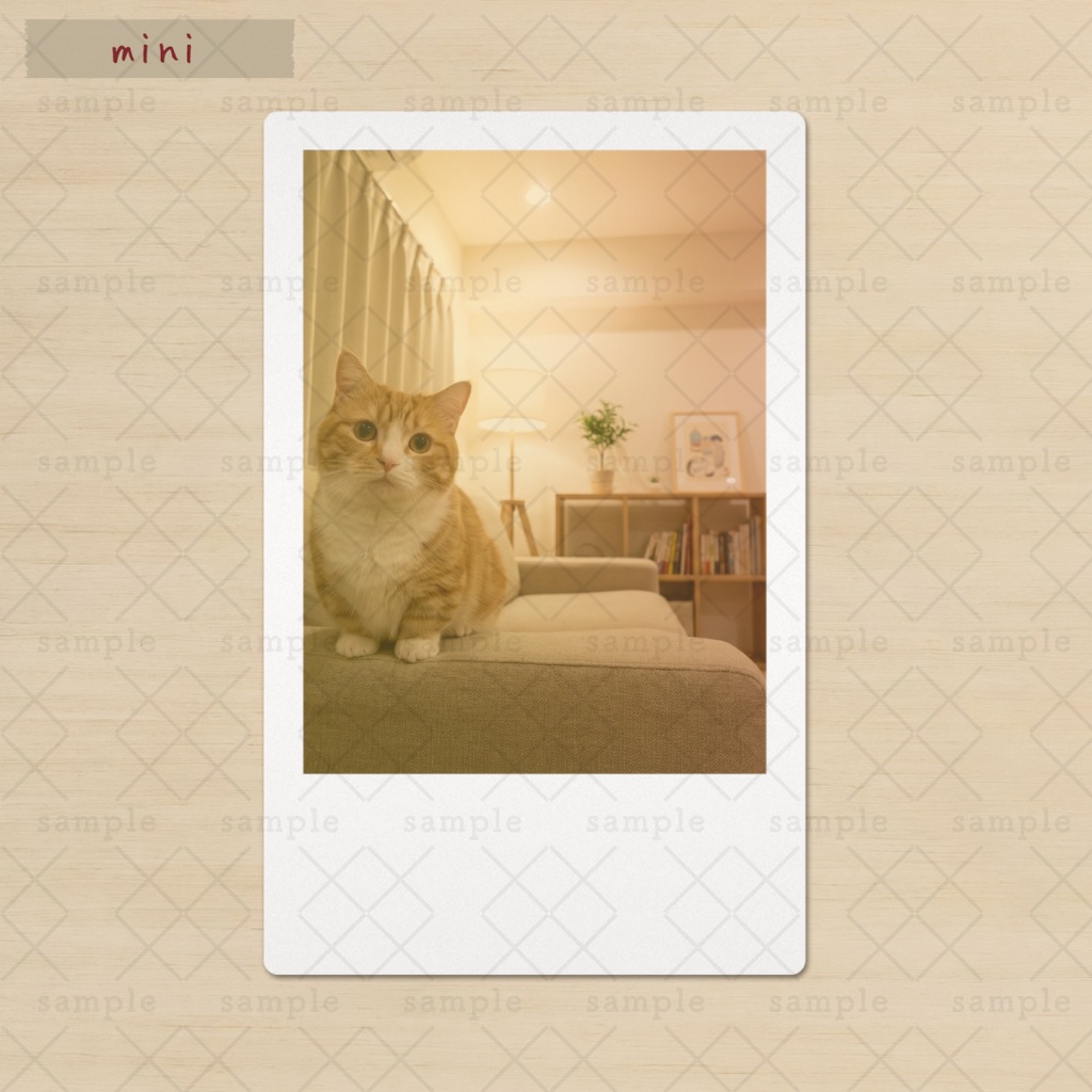 【Canva】写真をドラッグするだけ!レトロなインスタントカメラ風フレームセット(3サイズ+加工フィルタ付き)