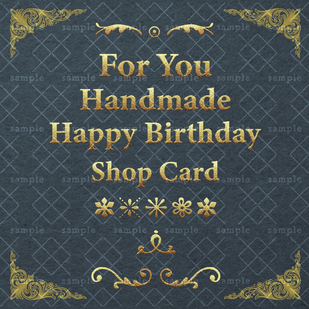 【Canva】文字の着せ替えOK!黒×金の高級感あふれる「プレミアム・カードキット」(エンボス風)