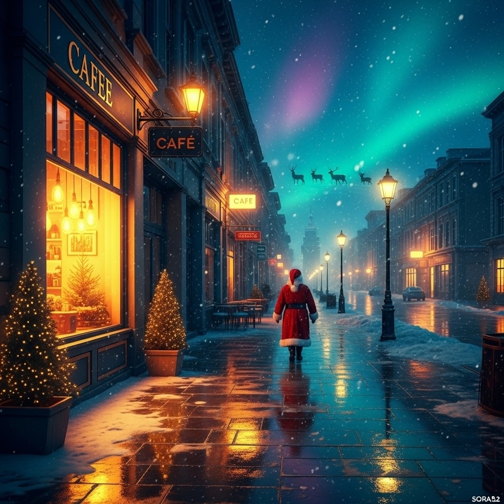 街のクリスマス – 無料背景素材79枚コレクション Christmas in the City – Free Background Collection (79 Images)