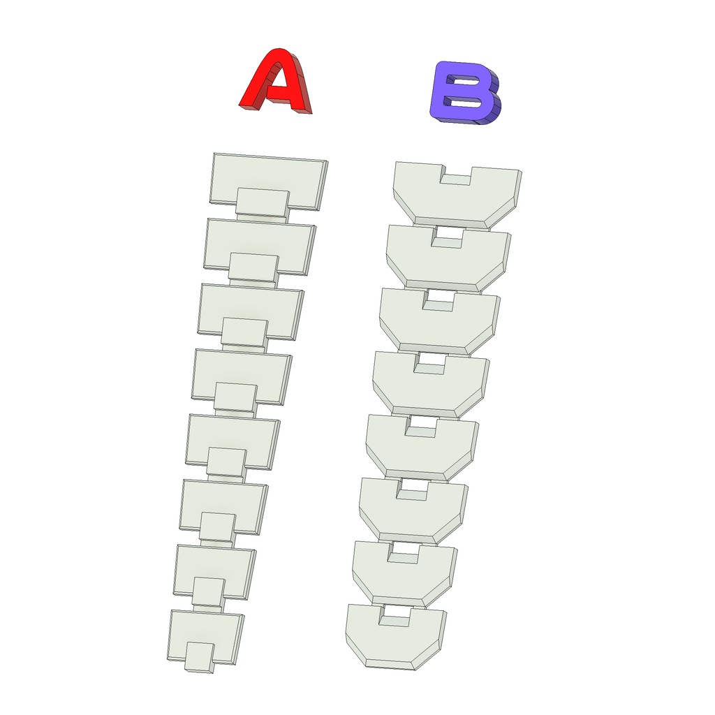 連続ディテール A・B