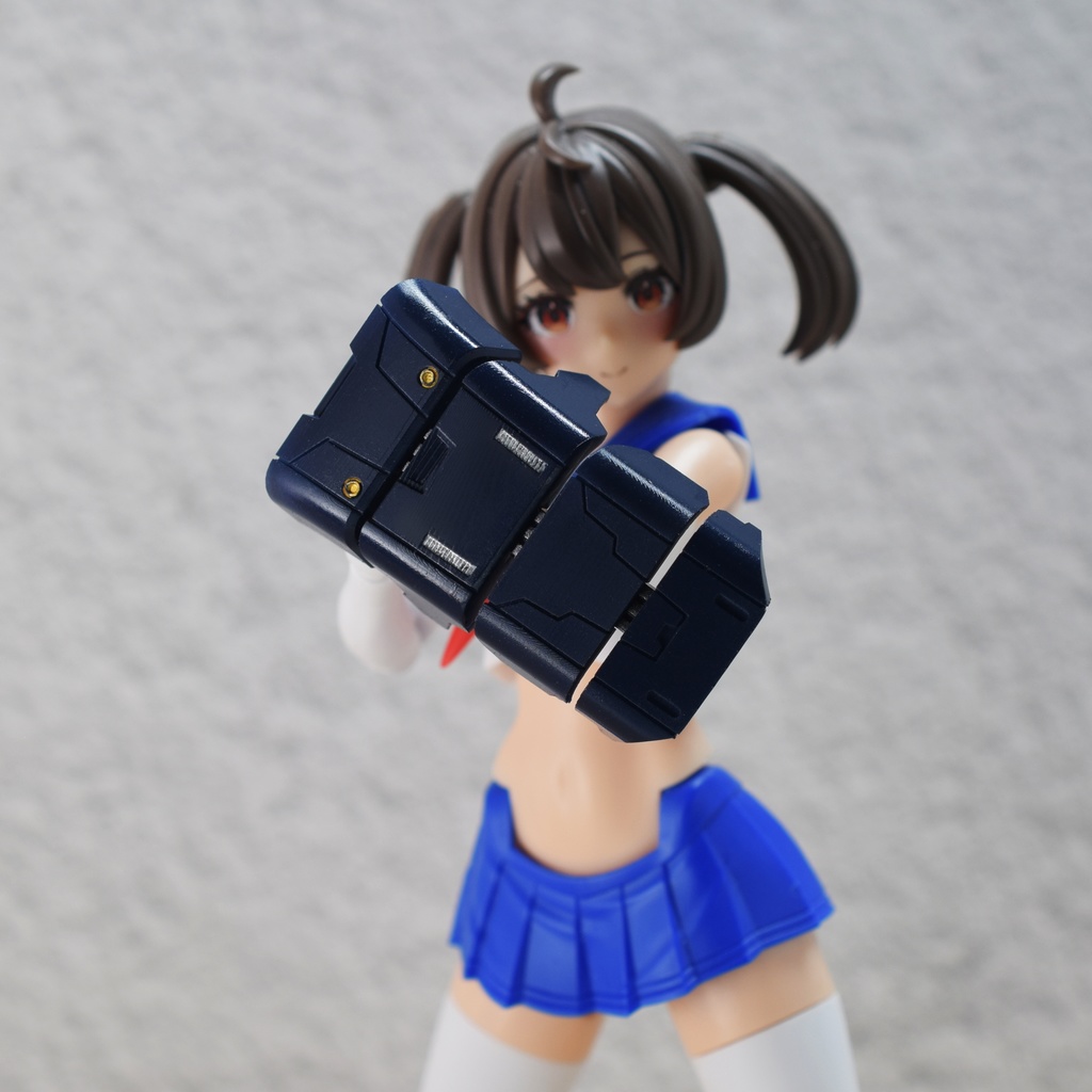1/12 アームシールド+フィレナイフ 【WS02】