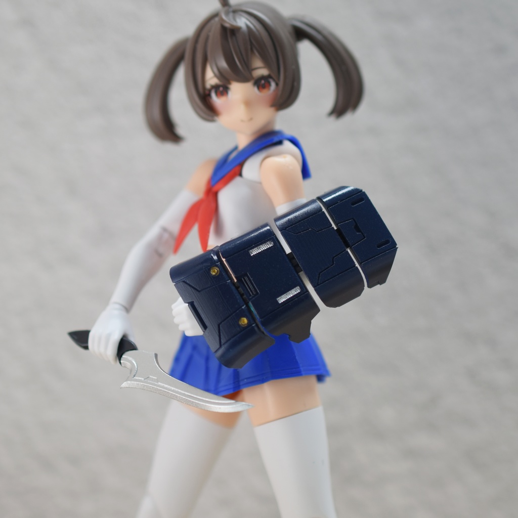 1/12 アームシールド+フィレナイフ 【WS02】