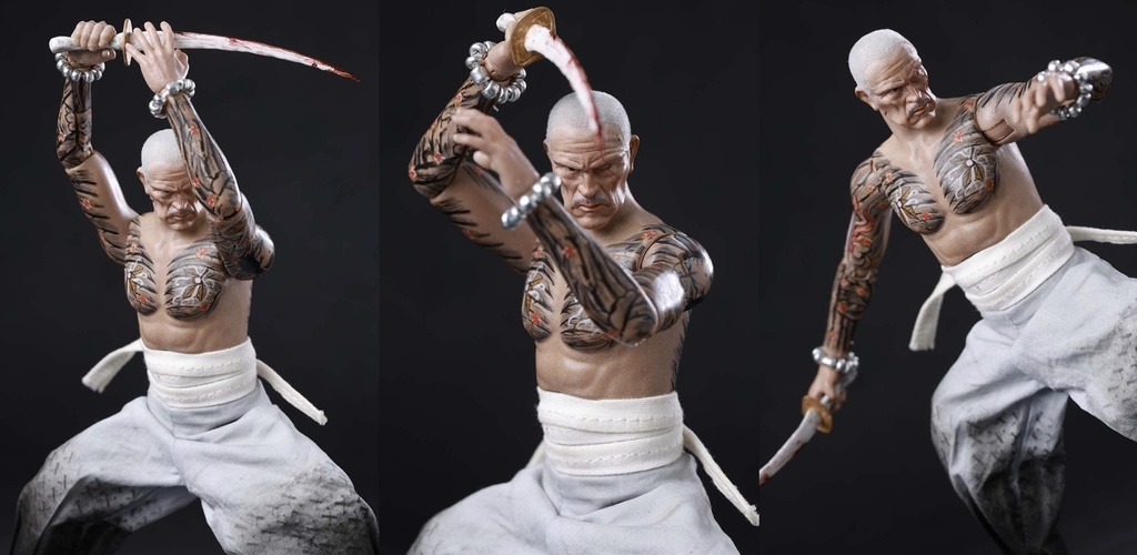 【手塗り限定】妖怪フィギュア3体セット「山魈王+みかん太郎+提灯お化け」