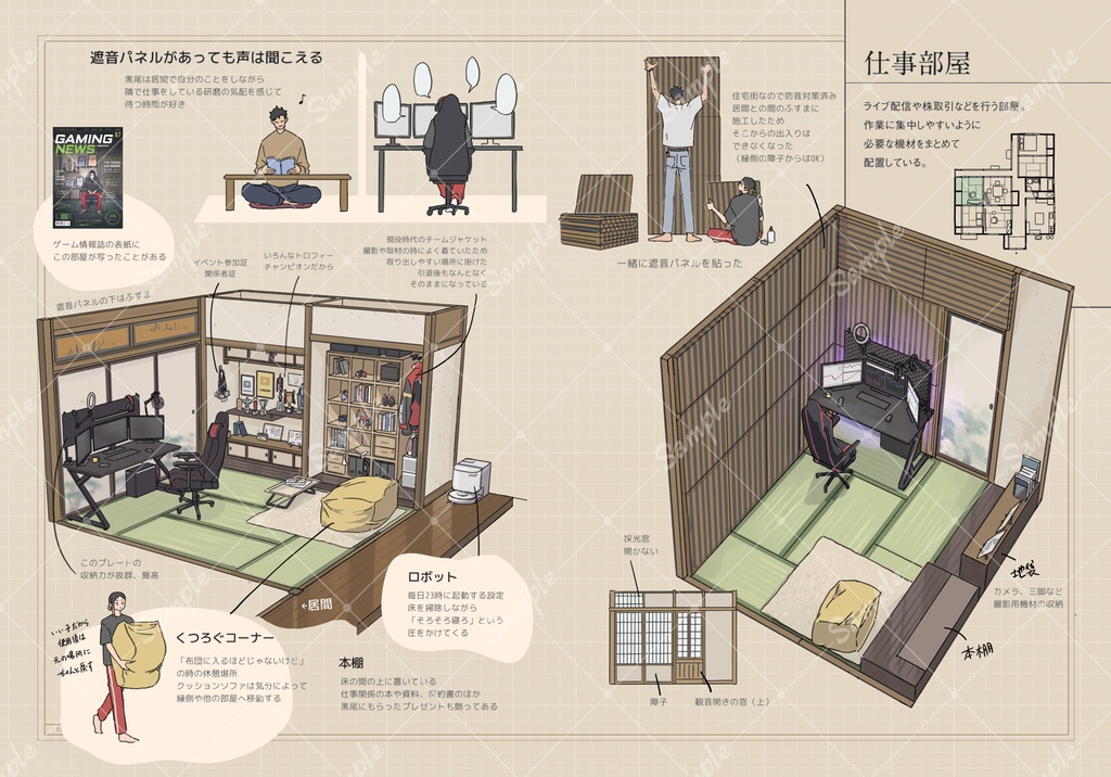 -ねこくらし-黒研家イラスト設定集【本のみ】