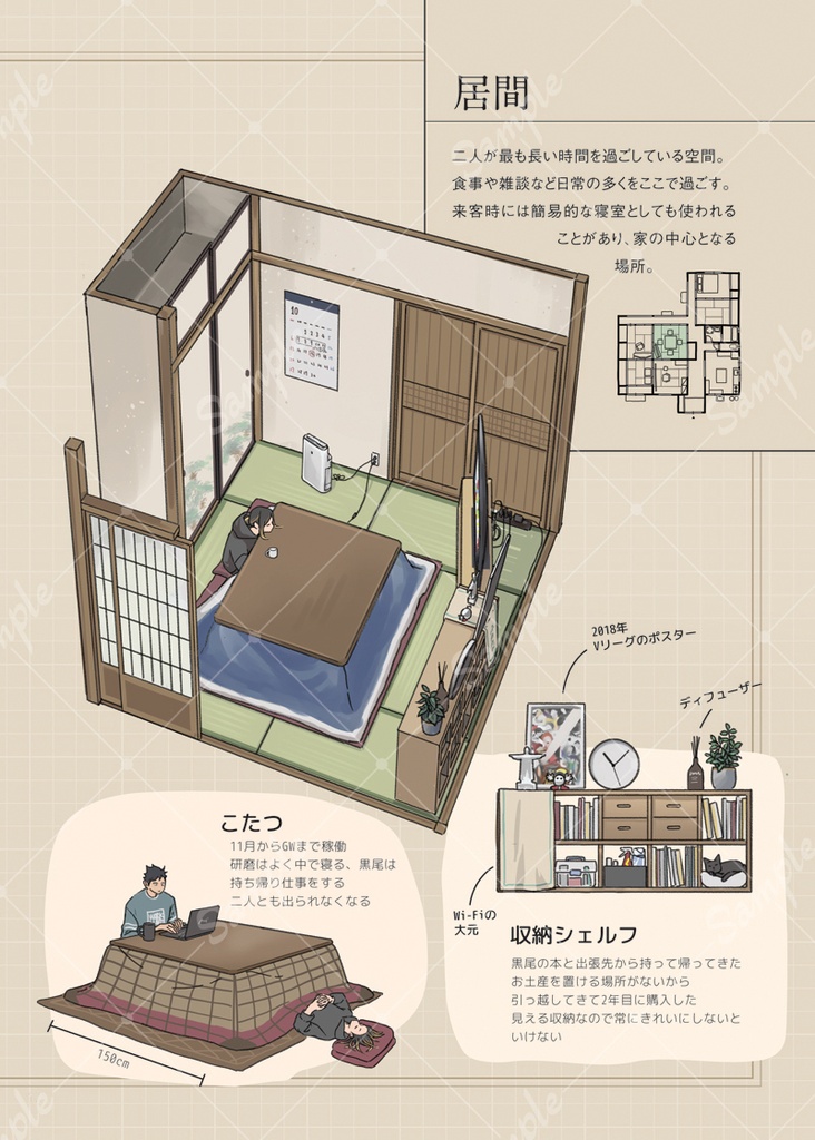 -ねこくらし-黒研家イラスト設定集【本のみ】