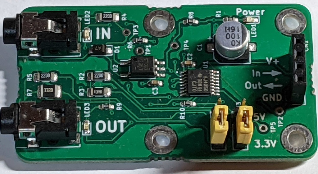 [先行販売終了] MIDI-UART インターフェースさん キット DIN<->TRS変換ケーブル(type A) 2本つき