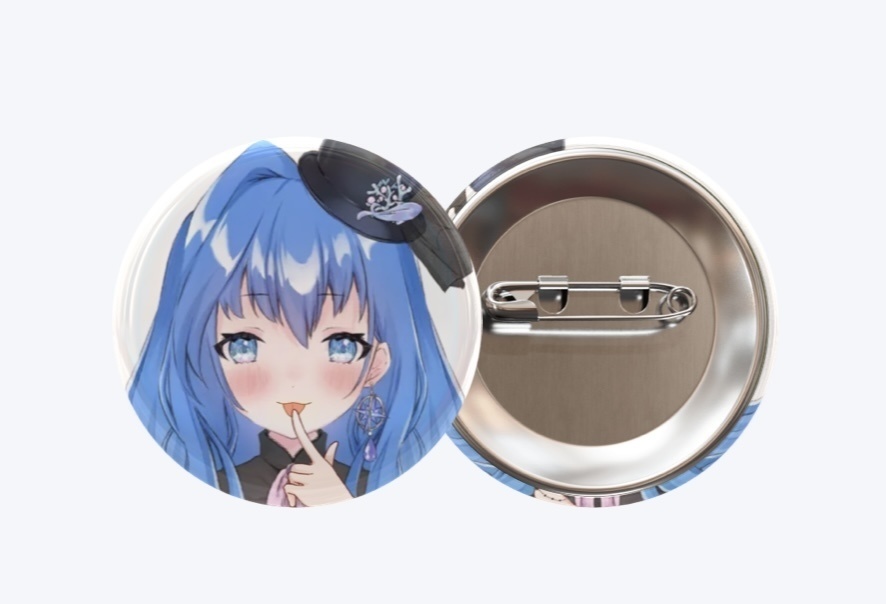 缶バッチ①  ペロッ