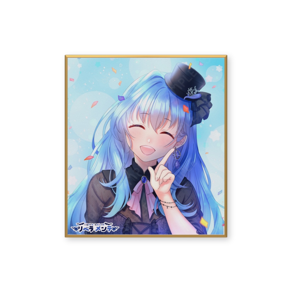 記念イラスト色紙