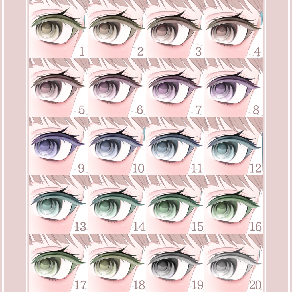 【ミルフィ専用】-Liminal Veil- EyeTexture【20Color】