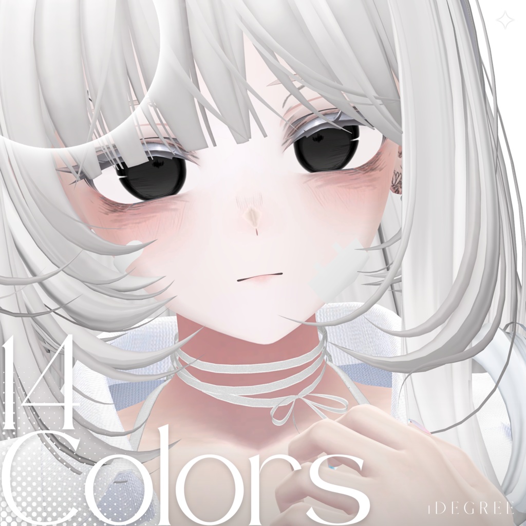 【17avatar対応】Dark Sketchy Eye Texture