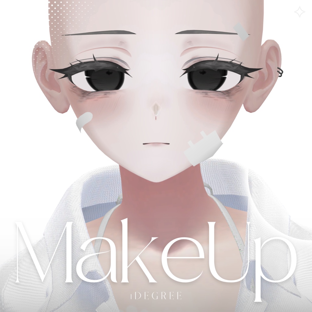 【しなの Shinano】Dark Sketchy Eye + MakeUp + Blendshape