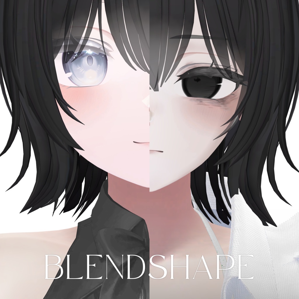 【しなの Shinano】Dark Sketchy Eye + MakeUp + Blendshape