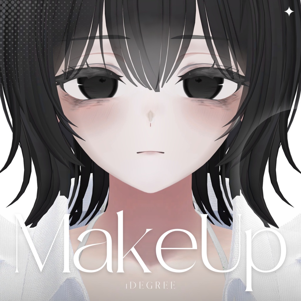 【しなの Shinano】Dark Sketchy Eye + MakeUp + Blendshape
