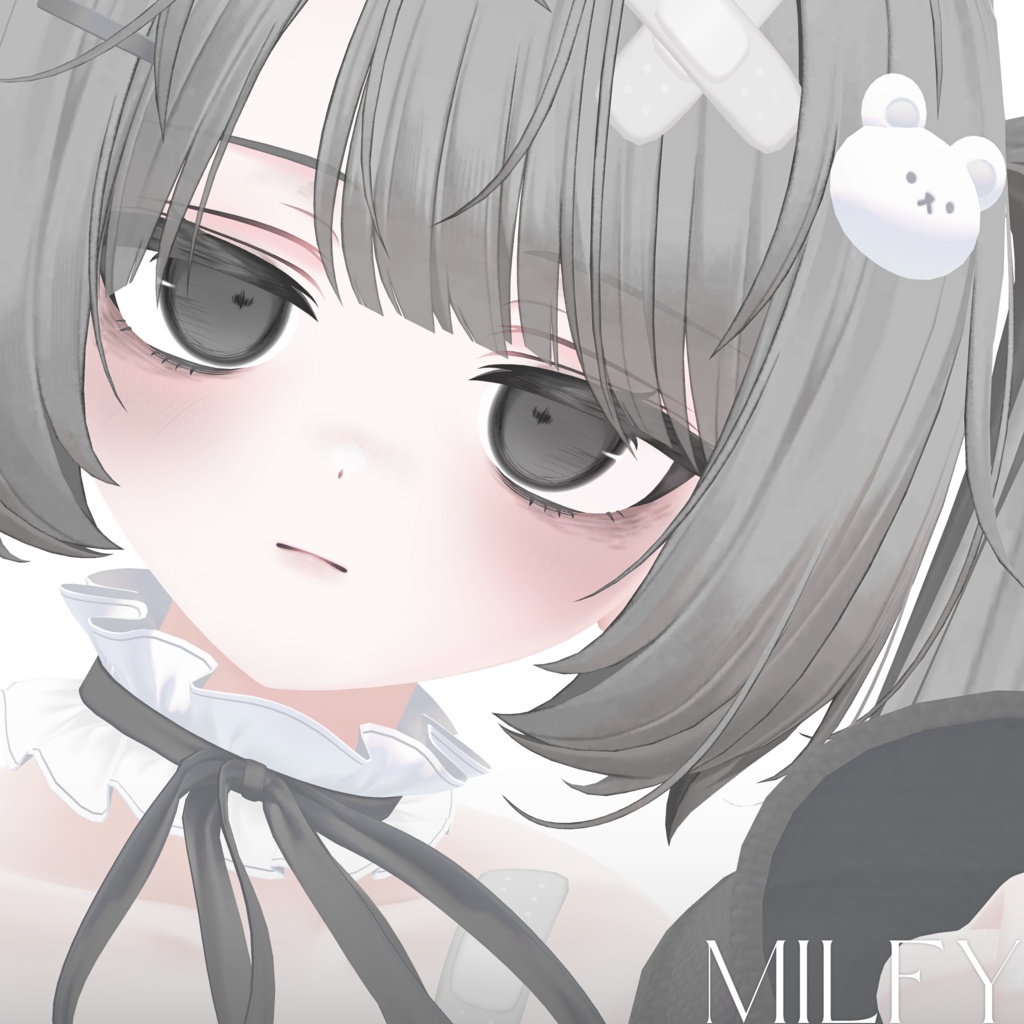 【ミルフィ Milfy】Dark Sketchy Eye + MakeUp + Blendshape