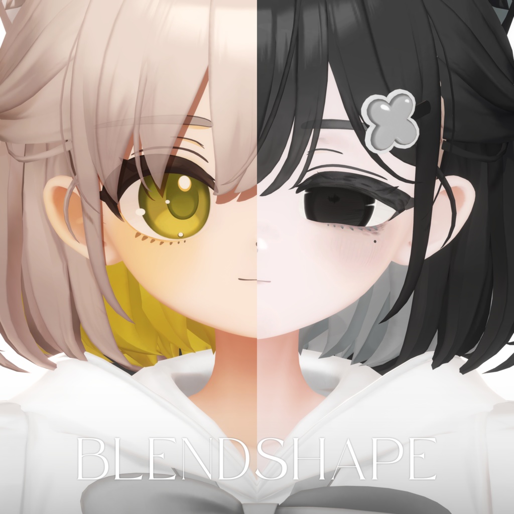 【しらつめ Shiratsume】Dark Sketchy Eye + MakeUp + Blendshape