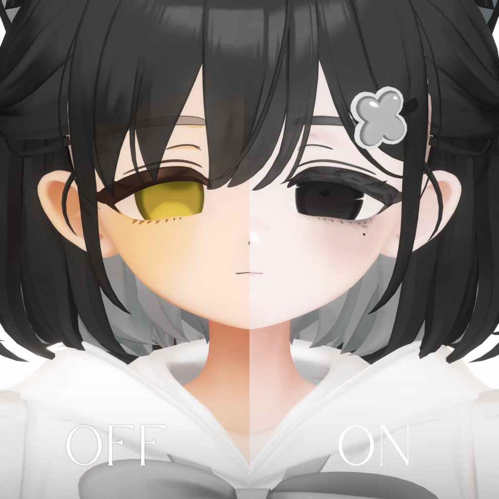 【しらつめ Shiratsume】Dark Sketchy Eye + MakeUp + Blendshape