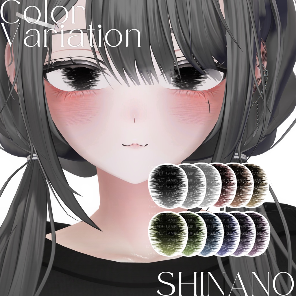 【17avatar対応】Depressed Eye Texture