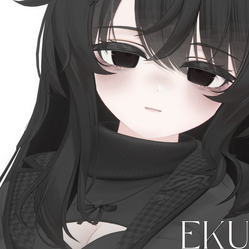 【エク Eku】Dark Sketchy Eye + MakeUp + Blendshape