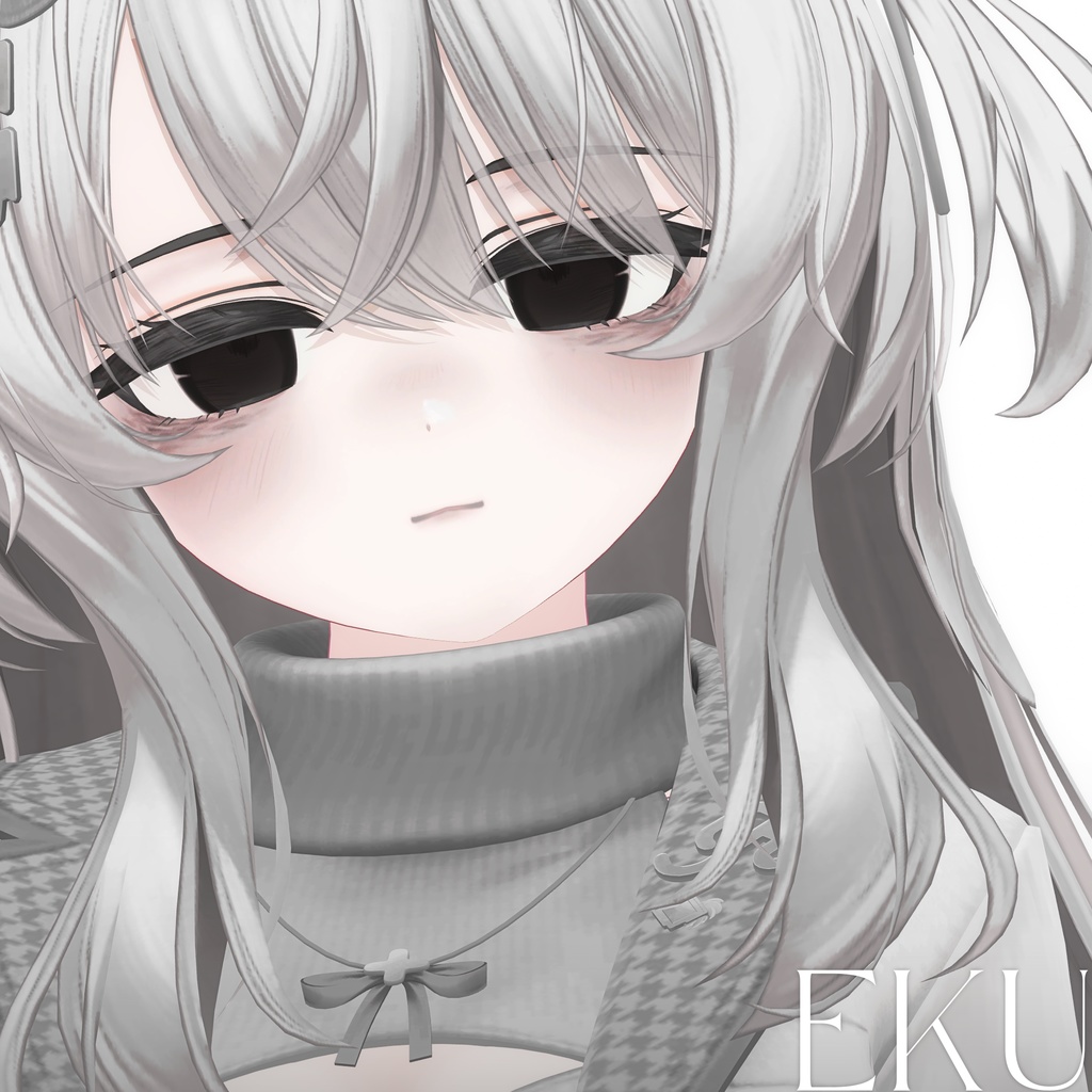 【エク Eku】Dark Sketchy Eye + MakeUp + Blendshape