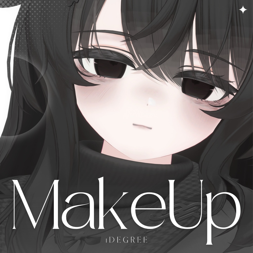 【エク Eku】Dark Sketchy Eye + MakeUp + Blendshape