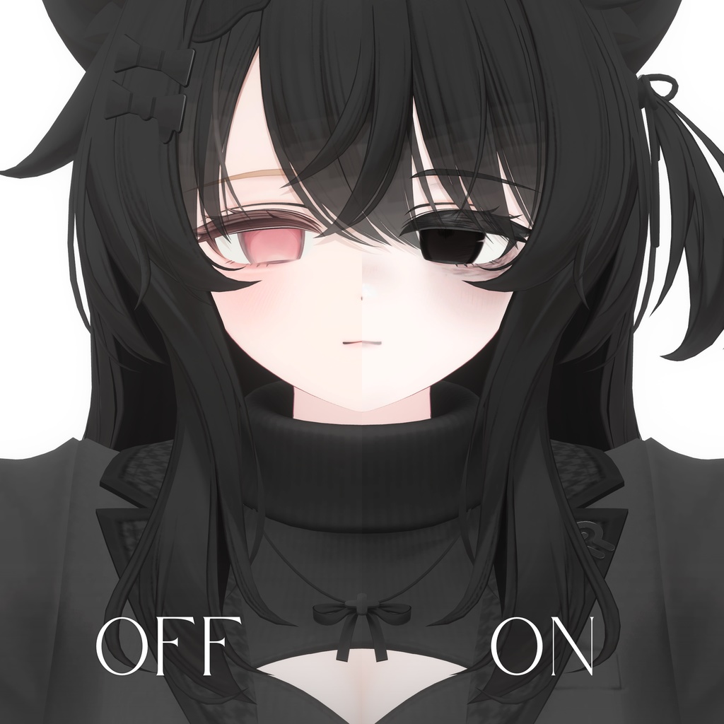 【エク Eku】Dark Sketchy Eye + MakeUp + Blendshape