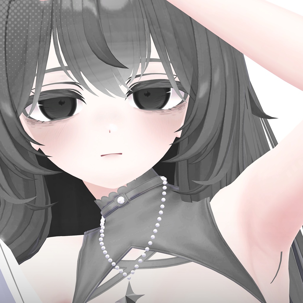 【愛莉 Airi】Dark Sketchy Eye + MakeUp + Blendshape