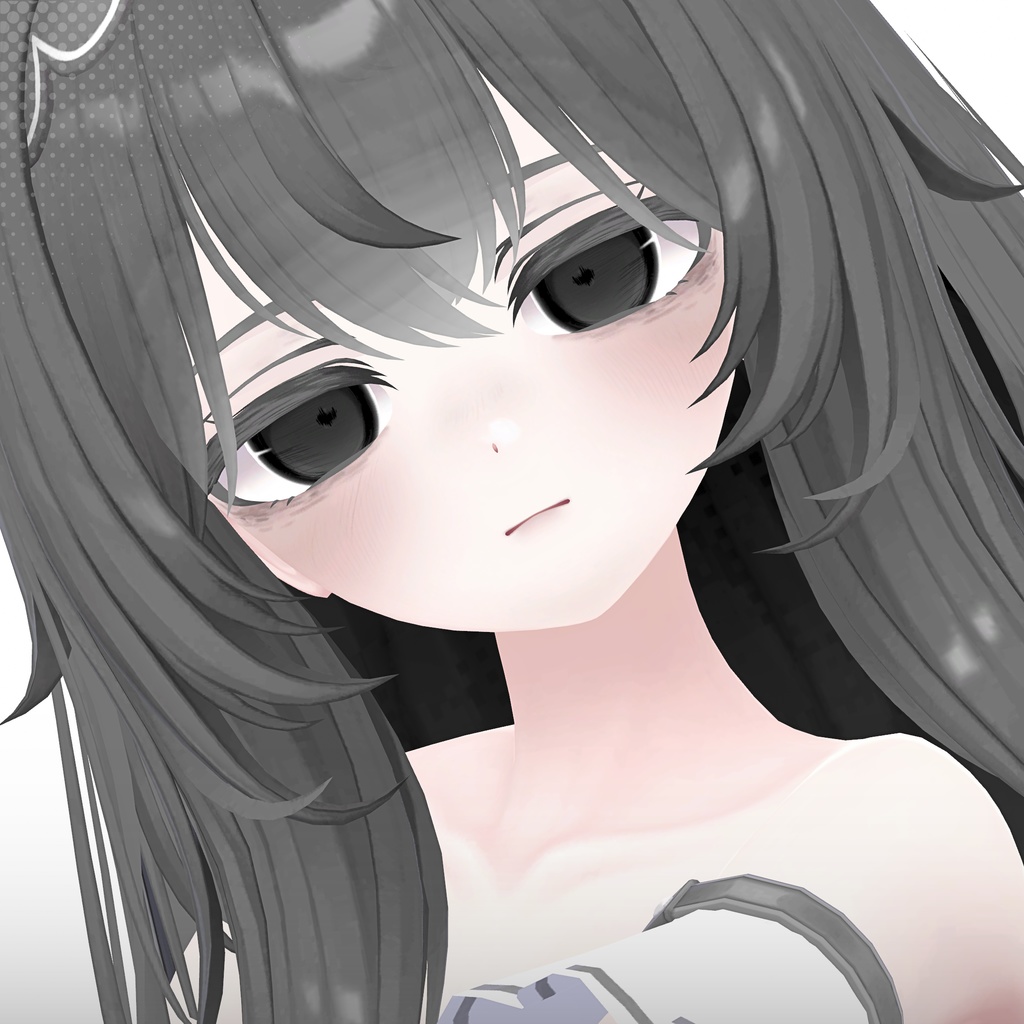 【愛莉 Airi】Dark Sketchy Eye + MakeUp + Blendshape