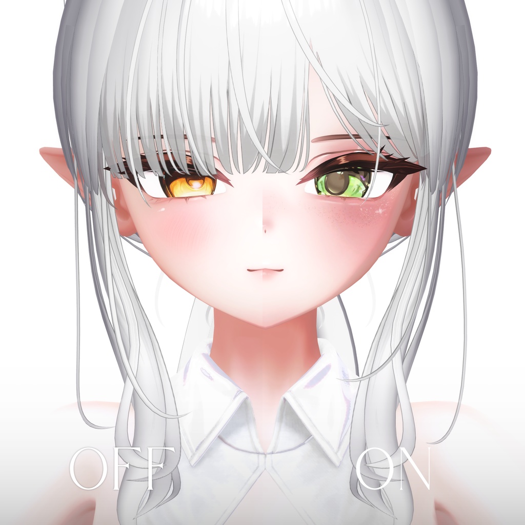 【まよ Mayo】Elf Veil Eye + MakeUp + Blendshape