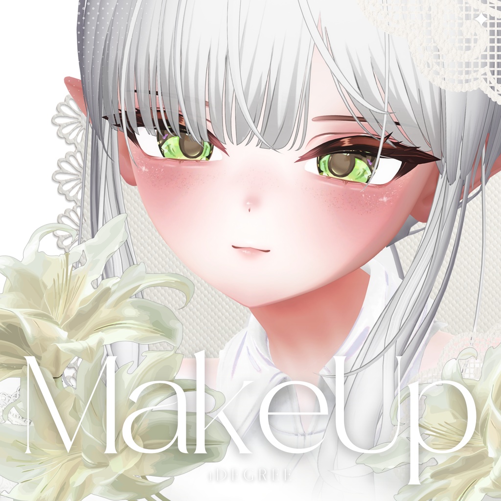 【まよ Mayo】Elf Veil Eye + MakeUp + Blendshape