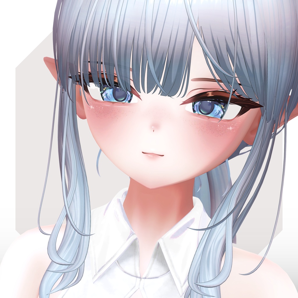 【まよ Mayo】Elf Veil Eye + MakeUp + Blendshape
