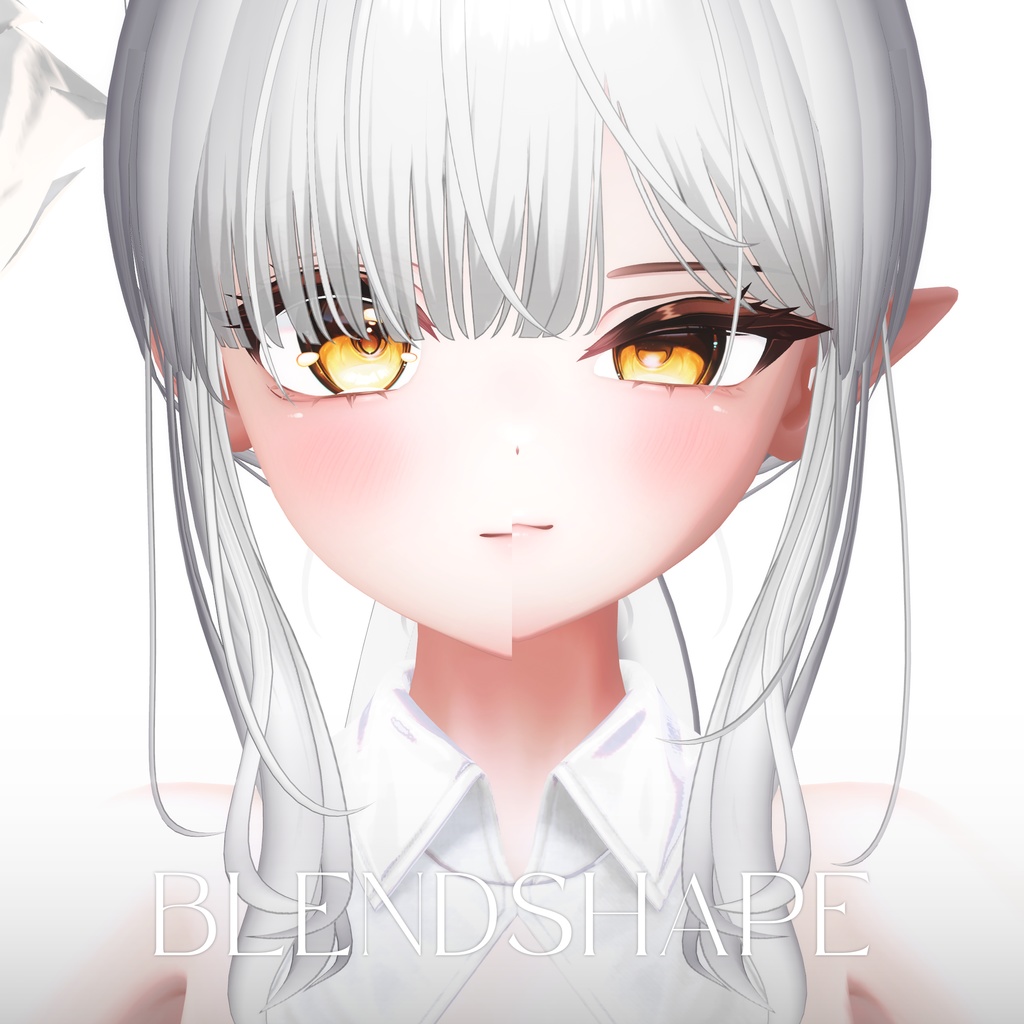 【まよ Mayo】Elf Veil Eye + MakeUp + Blendshape
